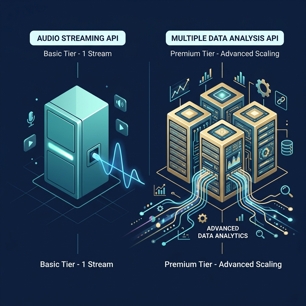 VoxParse Pro vs Lite plan comparison - two tiers of API processing